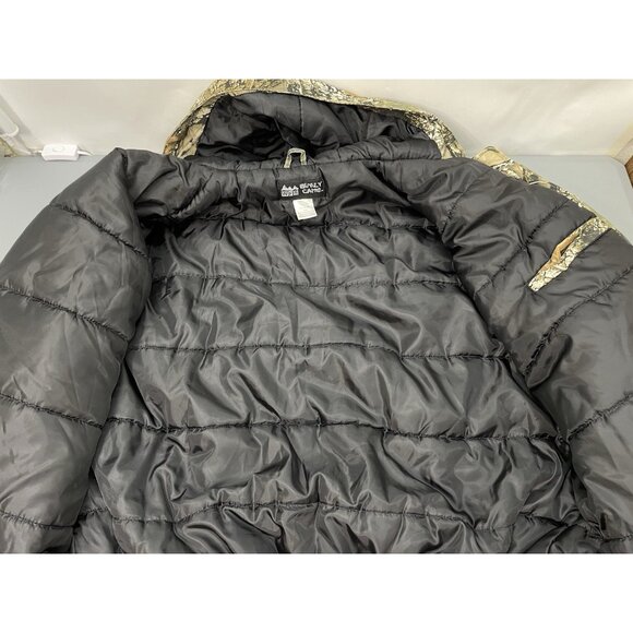 WFS Burly Camo Jacket Insulated Hunting Winter Outdoor Canvas Hooded Mens 3XL - Picture 4 of 12